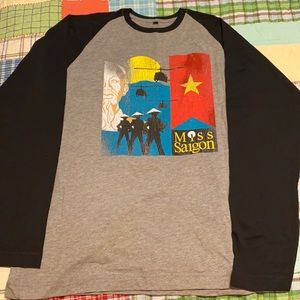 Miss Saigon nwot long sleeve baseball T-shirt